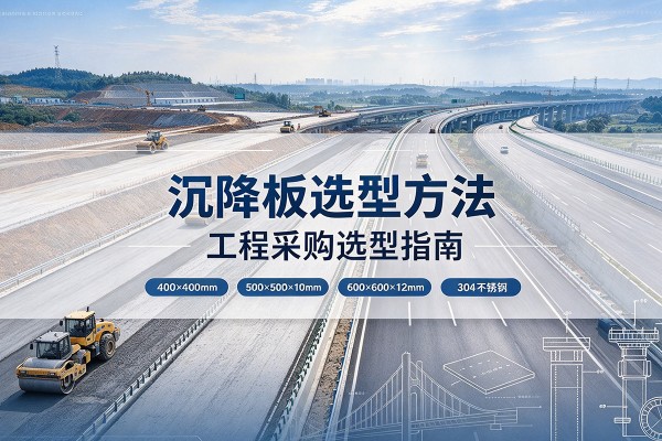 红原沉降板选择方法