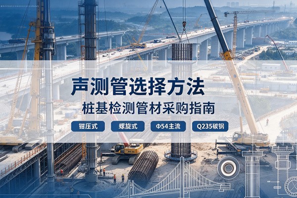 红原声测管选型标准