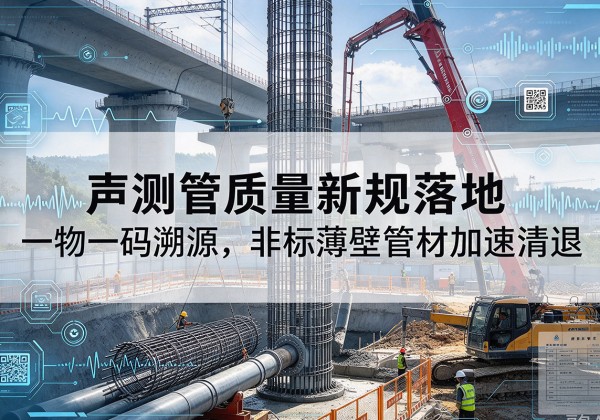 红原声测管质量新规落地，一物一码溯源，非标薄壁管材加速清退